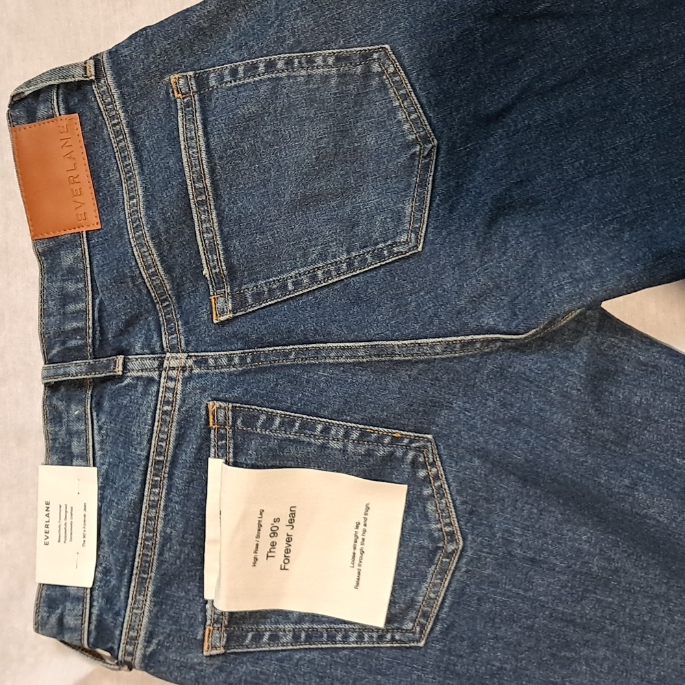 Everlane The '90s Forever Jean. Dark Indigo. Size 26R. - Picture 6 of 15